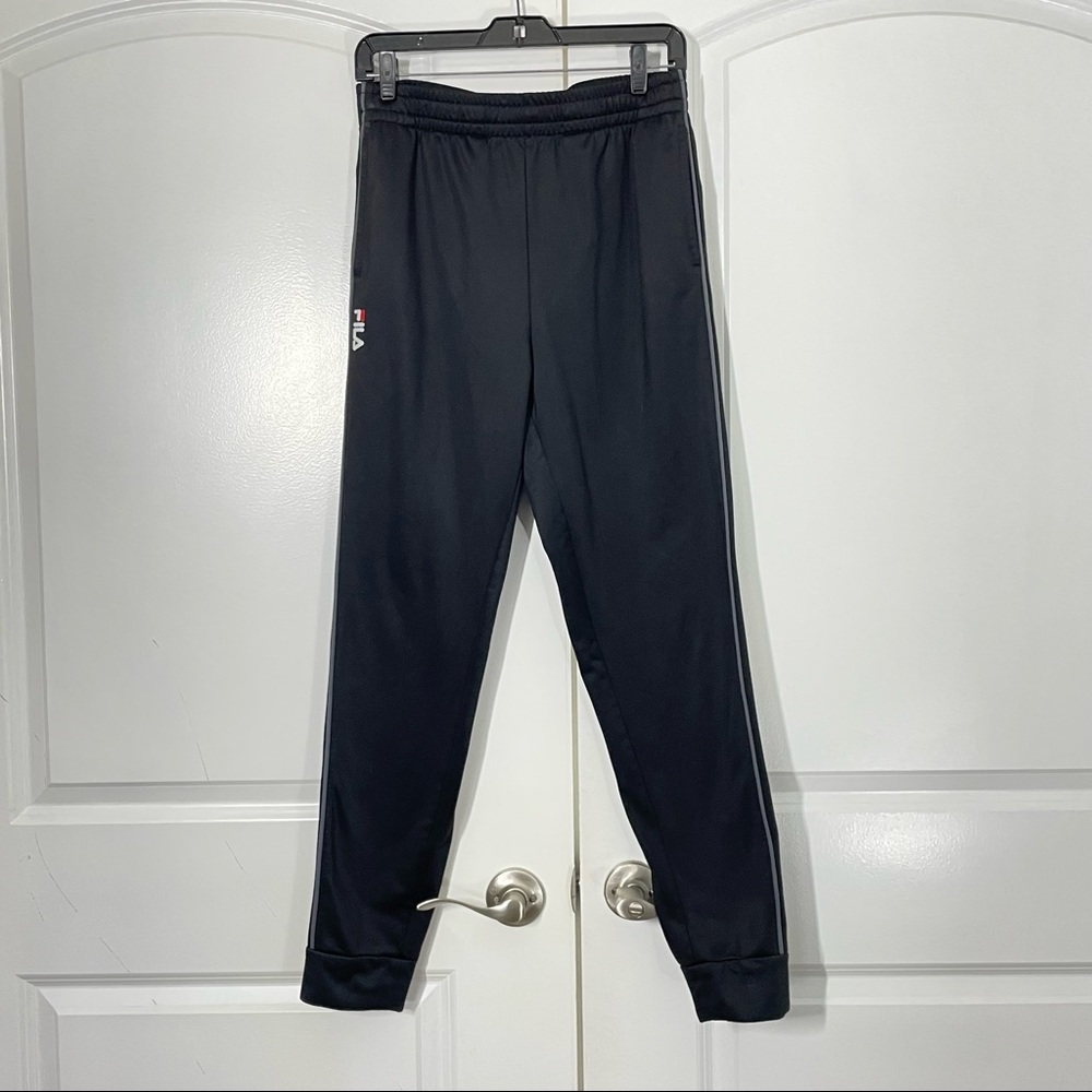 Fila Men’s Track Jogger Black Pants size M
